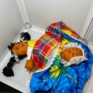 I Love Rema Caribbean New w Tag Cloth Reversible Doll
